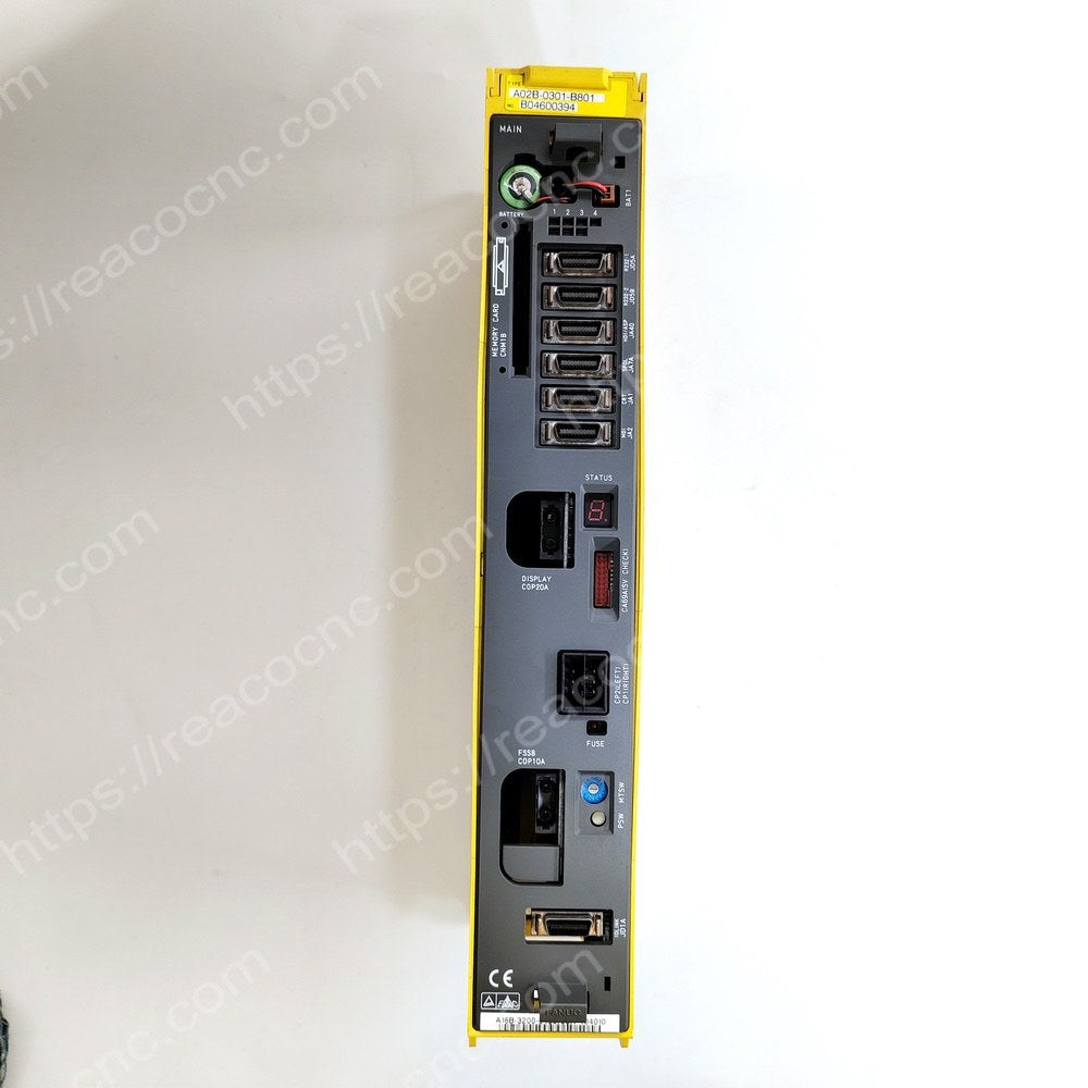 Connector view of FANUC 0i Mate-TB(A02B-0301-B801) System part - Buy/Repair unit 0i Mate-TB A02B 0301 B801