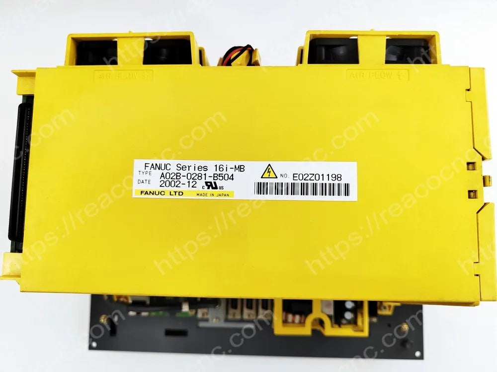 FANUC A02B-0281-B504 model and identification label
