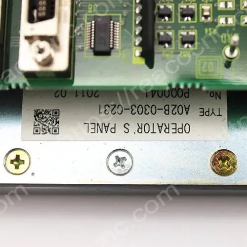 FANUC A02B-0303-C231 part number shown on operator panel