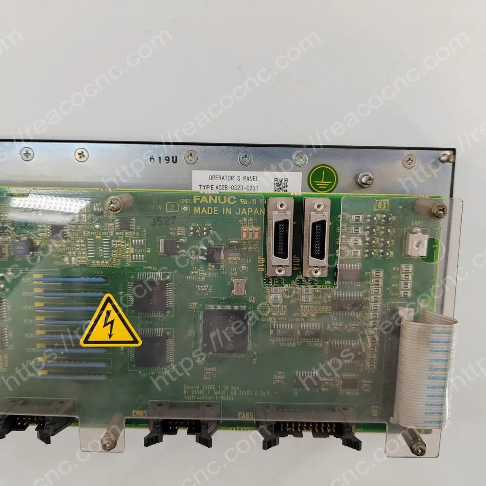 FANUC A02B-0323-C231 model identification label
