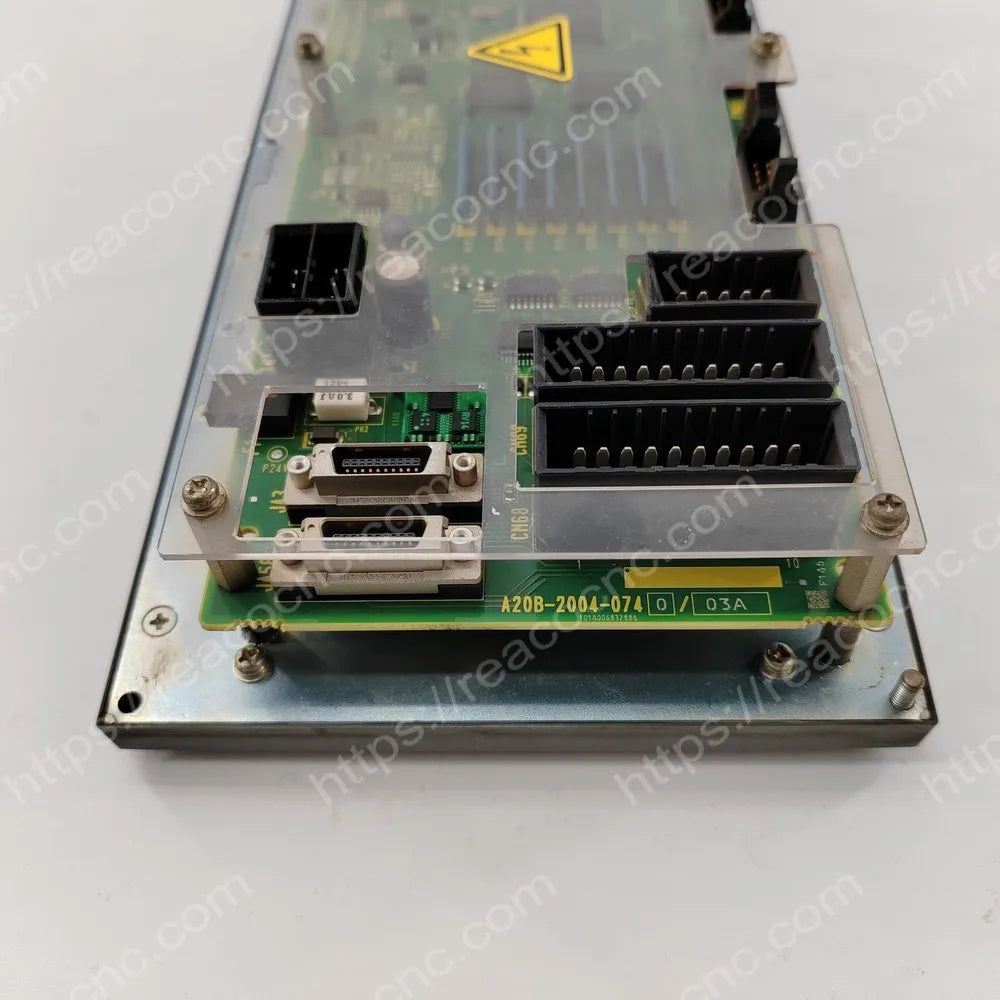 Left-side profile of FANUC A02B-0323-C231 operator panel