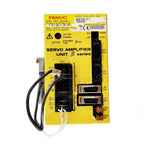 FANUC A06B-6093-H111 α Series Servo Drive Model plate closeup - Verification and Repair available