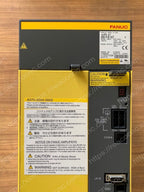 A06B6140H037 αI Series Power Amplifier Model number plate closeup for verification - A06B-6140-H037