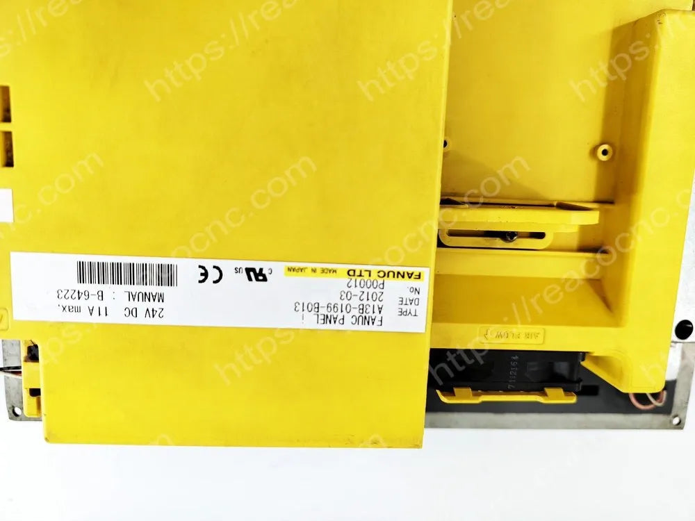FANUC A13B-0199-B013 model label on PANEL i display