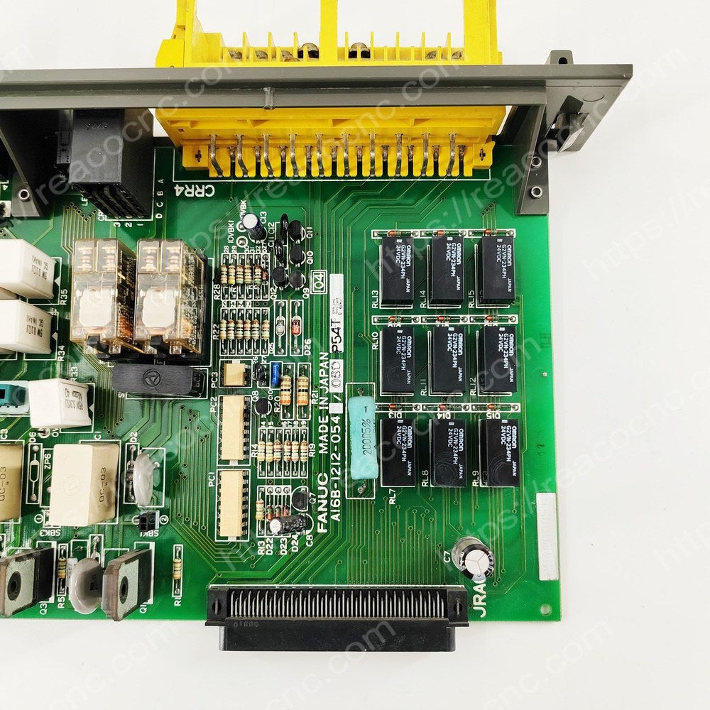 FANUC A16B-1212-0540 Circuit Board Model plate closeup - Verification and Repair available