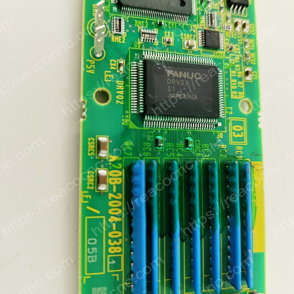 FANUC A20B-2004-0381 Robot IO Board A Cabinet Model plate closeup - Verification and Repair available