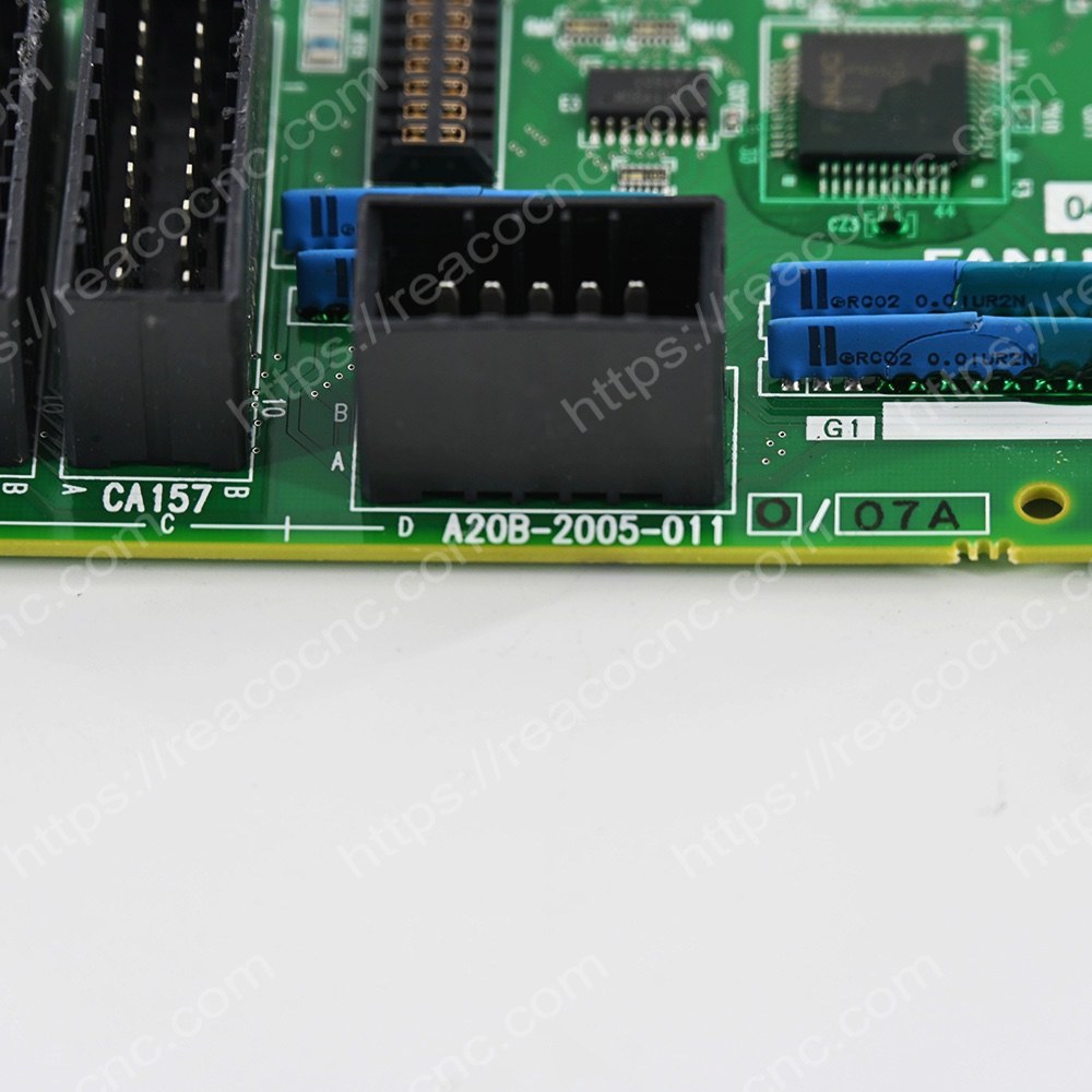 FANUC A20B-2005-0110 IO Board Model plate closeup - Verification and Repair available