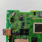 FANUC A20B-2102-0890 Robot Teach Pendant Board Model plate closeup - Verification and Repair available