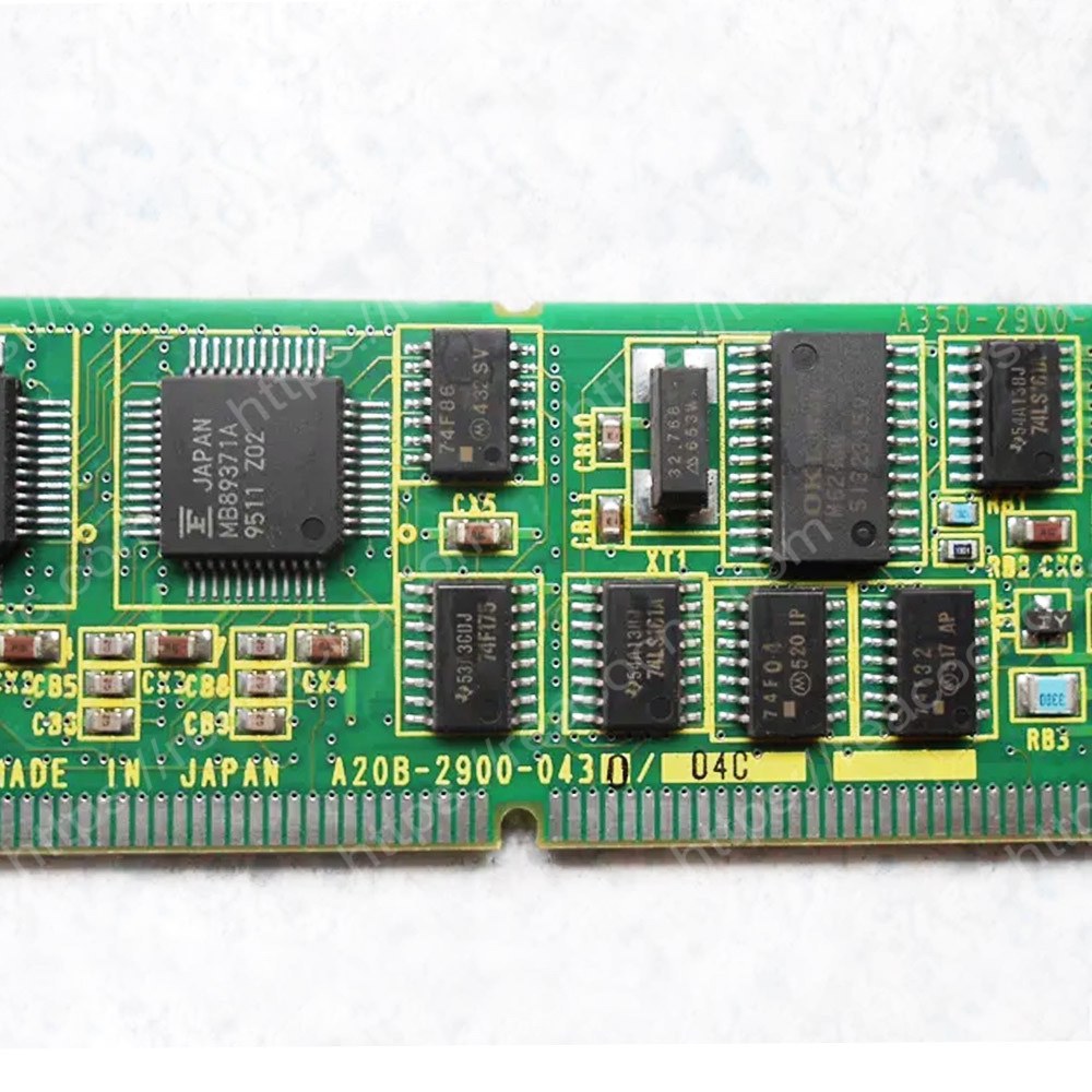 FANUC A20B-2900-0430 SCC MODULE Model plate closeup - Verification and Repair available