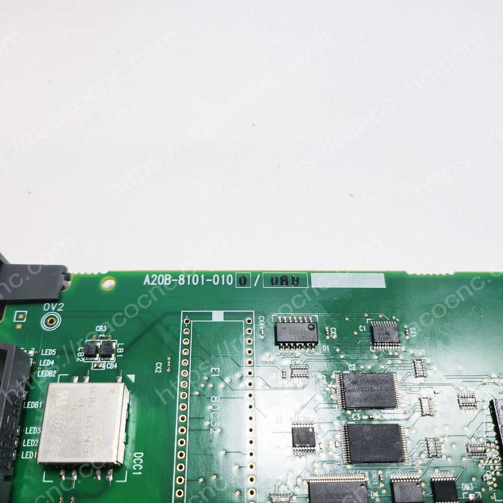 FANUC A20B-8101-0100 Robot Profibus Slave Communication Board Model plate closeup - Verification and Repair available
