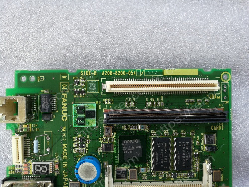 FANUC A20B-8200-0541 D System Main Board Model plate closeup - Verification and Repair available