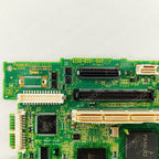 FANUC A20B-8201-0402 Main Board Model plate closeup - Verification and Repair available