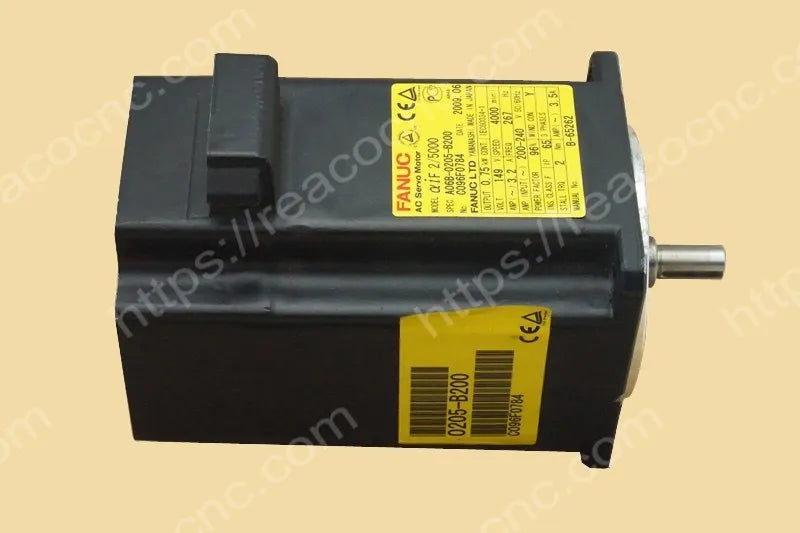 A06B-0205-B200 Fanuc AiF2/5000 AC servo motor with straight keyed shaft