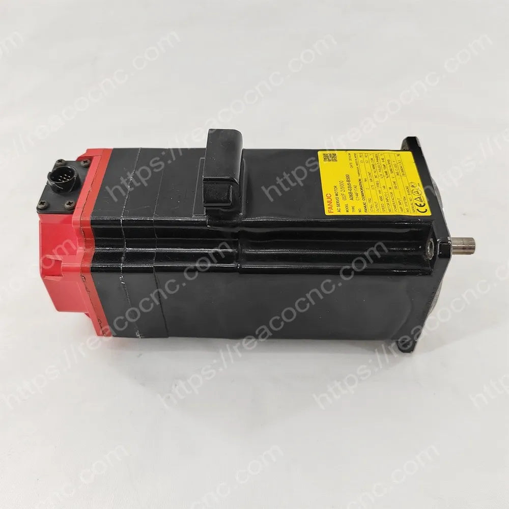 A06B-0205-B500 Fanuc AiF2/5000 AC servo motor with straight keyed shaft and 24V brake