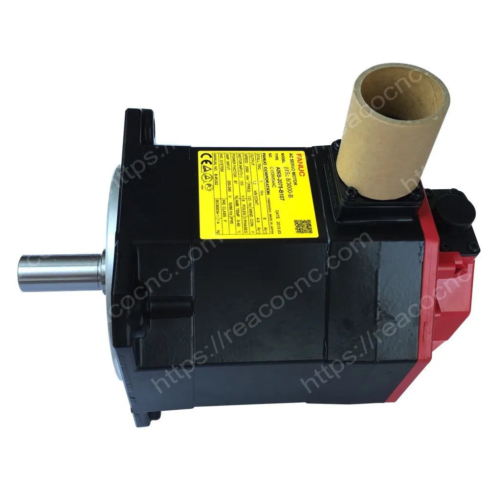 A06B-2075-B107 Fanuc BiSC 8/3000 AC servo motor with straight smooth shaft