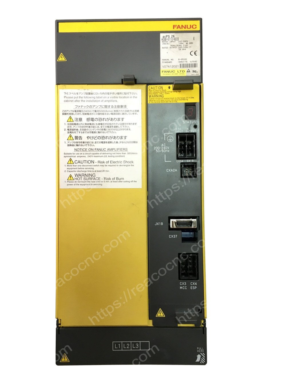 A06B-6110-H026 Fanuc PSM-26i power supply module replacement for CNC repair