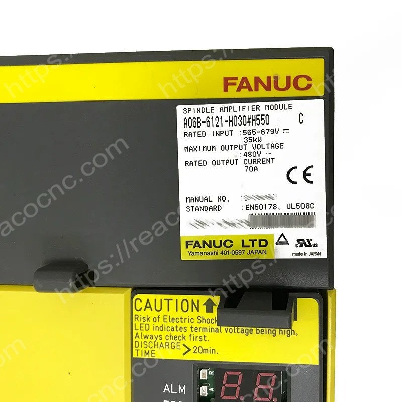 A06B-6121-H030#H550 Fanuc spindle drive SPM-30HVi for CNC machine