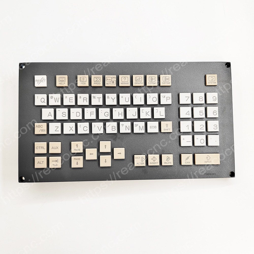 Front view of A02B-0323-C128 Fanuc vertical MDI keyboard panel
