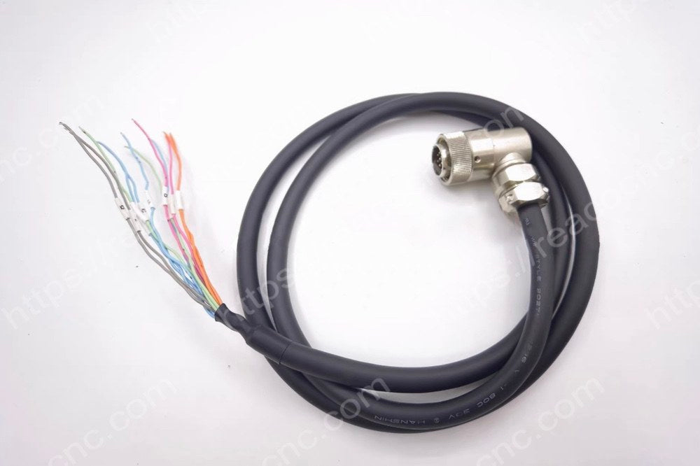 Front view of A05B-1137-J058 Fanuc 12 pin cable connector