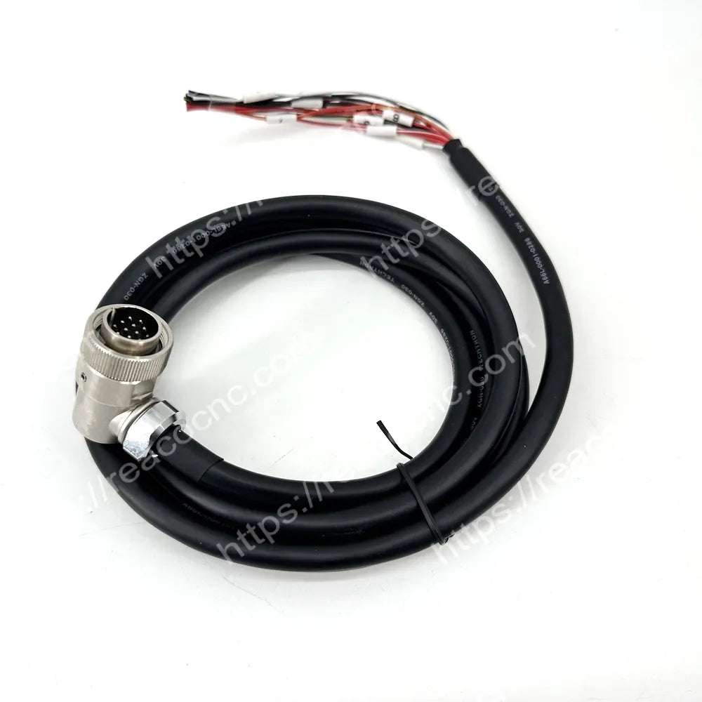 Front view of A05B-1137-J058 Fanuc 12 pin cable connector