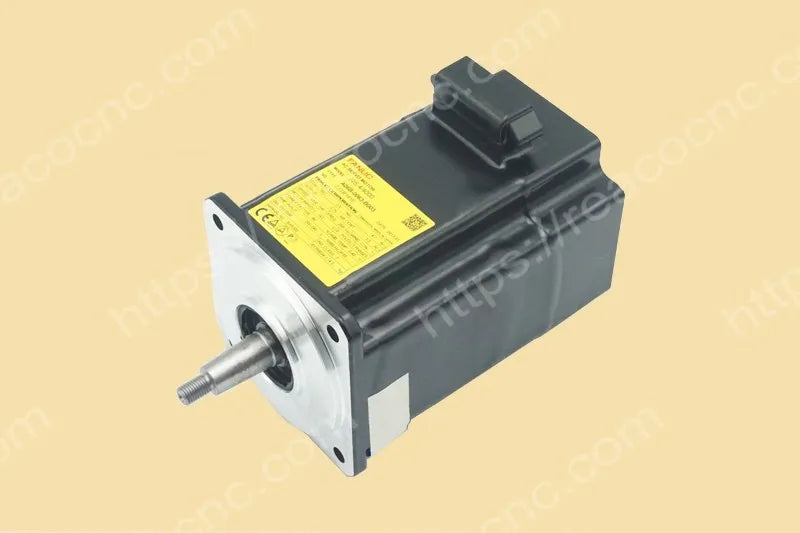 Front tapered shaft view of A06B-0063-B003 Fanuc servo motor