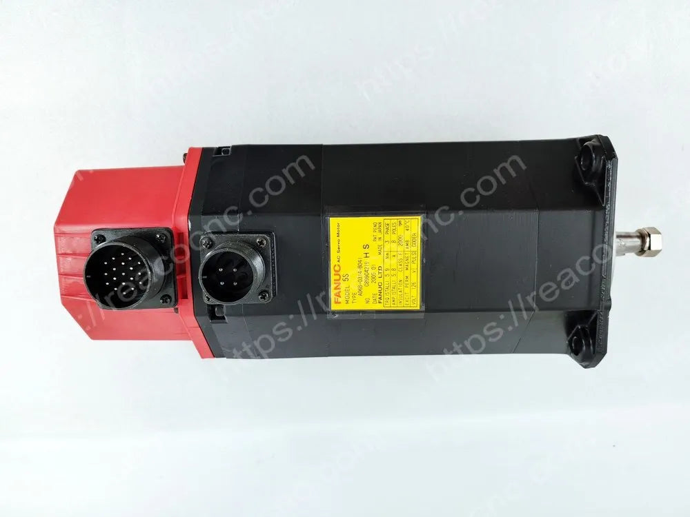 Front mounting view of A06B-0314-B041 Fanuc 5S motor