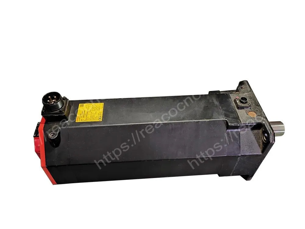 Front straight smooth shaft view of A06B-2257-B400 Fanuc servo motor