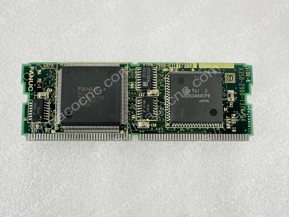 Front view of A20B-2900-0311 Fanuc SMD graphics control PCB