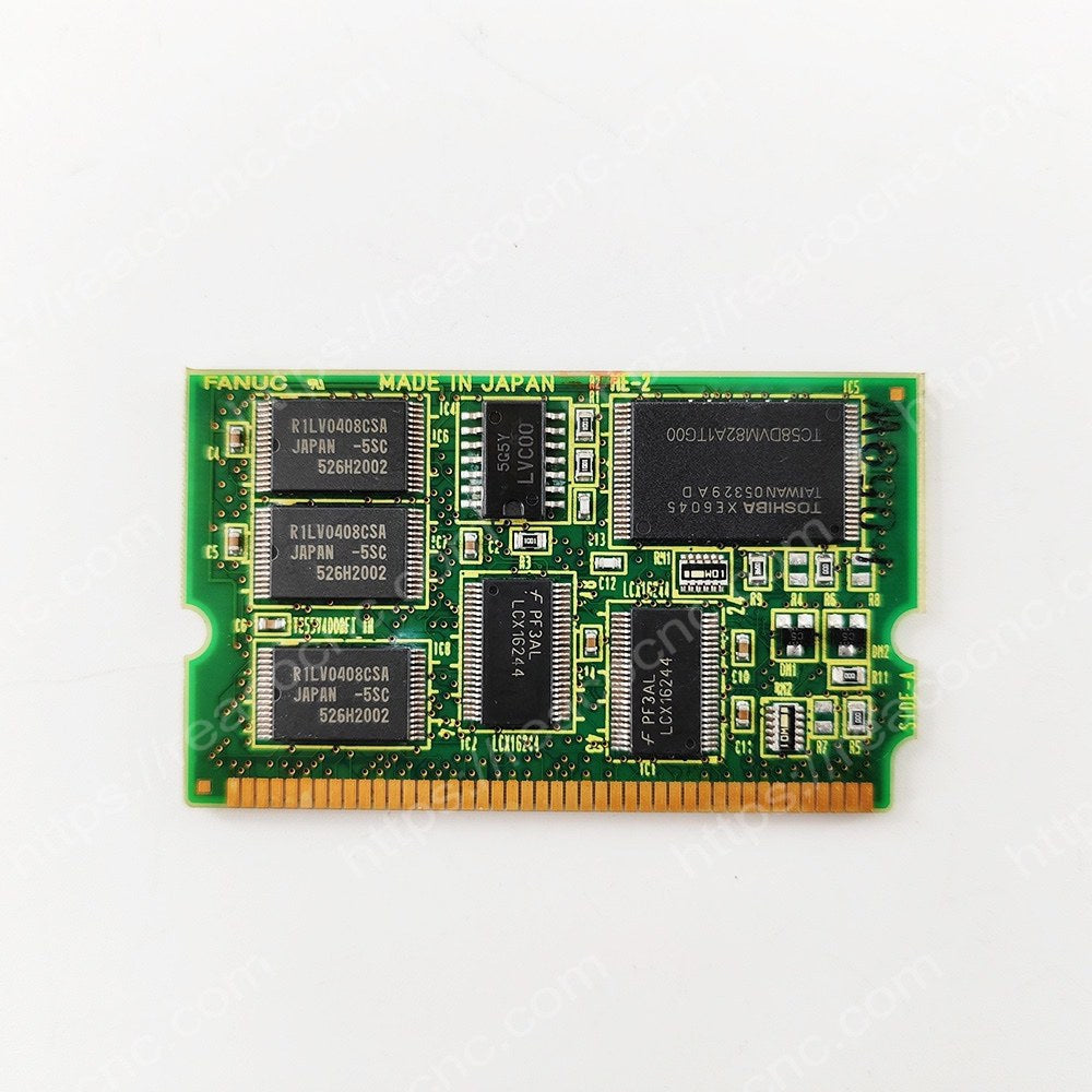 Back view of A20B-3900-0165 Fanuc memory PC card