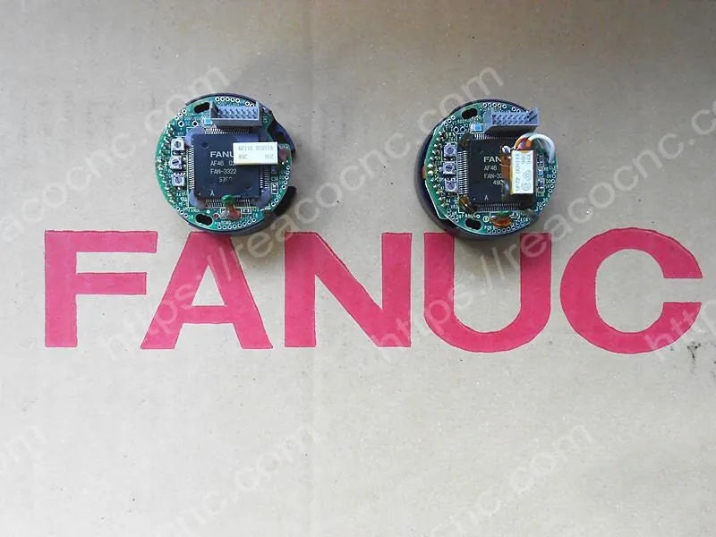 Front view of A20B-8001-0060 Fanuc encoder assembly