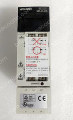 Front control and terminal view of MR-J2-10B Mitsubishi servo amplifier