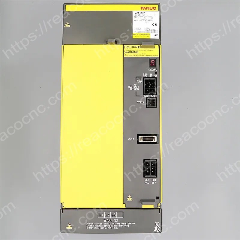 Front view of A06B-6120-H045 Fanuc servo power converter PSM-45HVI