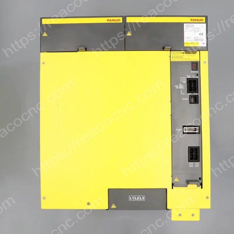 Front view of A06B-6120-H075 Fanuc servo power converter PSM-75HVI