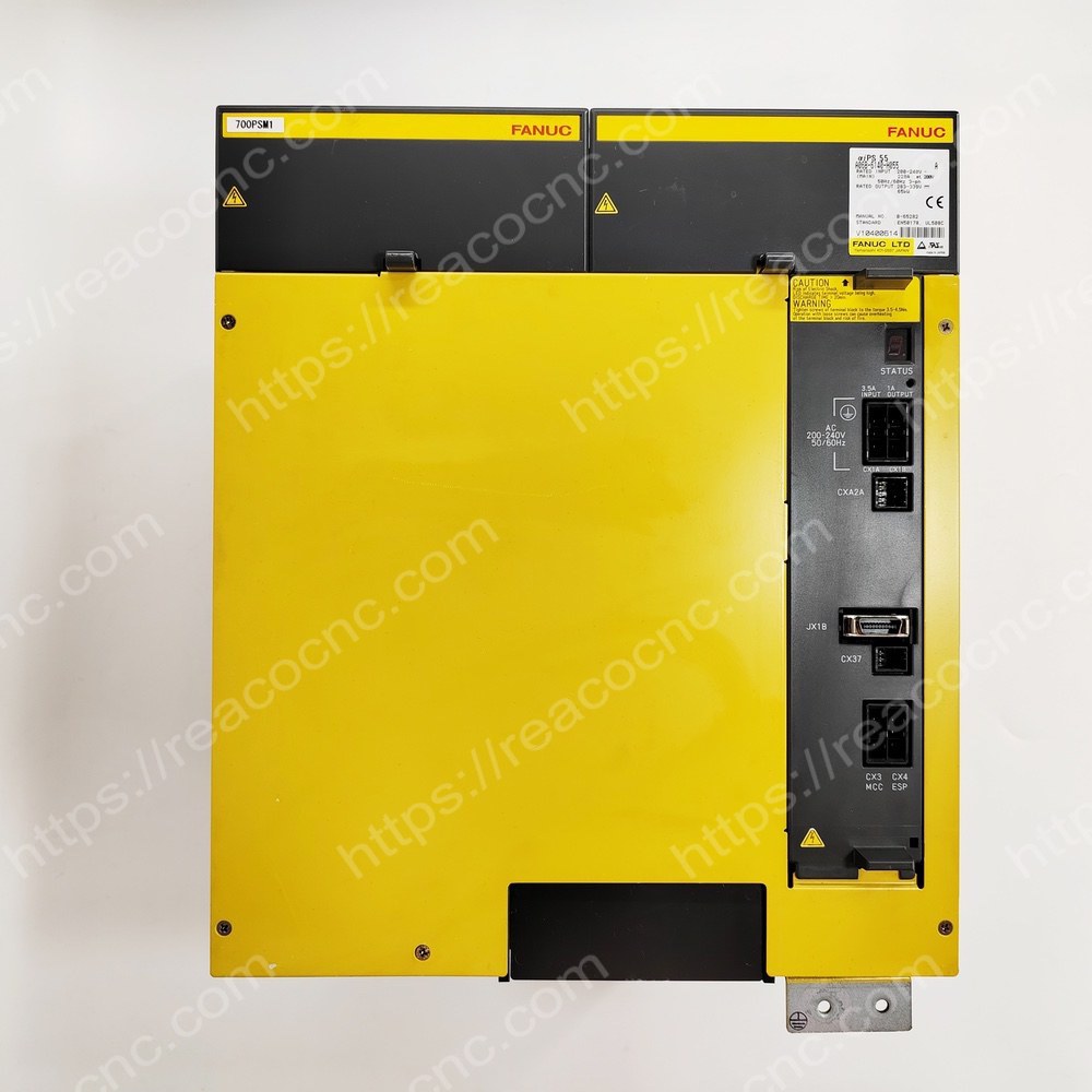 Front view of A06B-6140-H055 Fanuc AIPS-55 power converter
