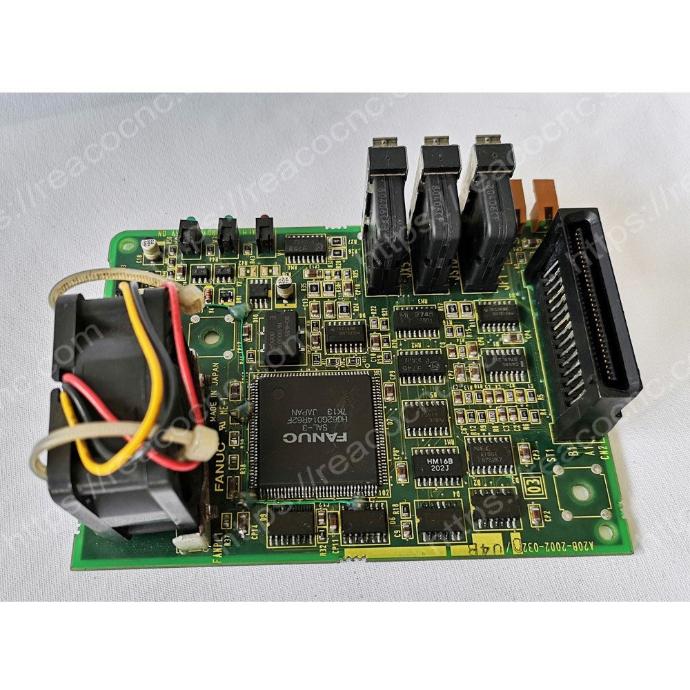 Front view of A20B-2002-0320 Fanuc PC board