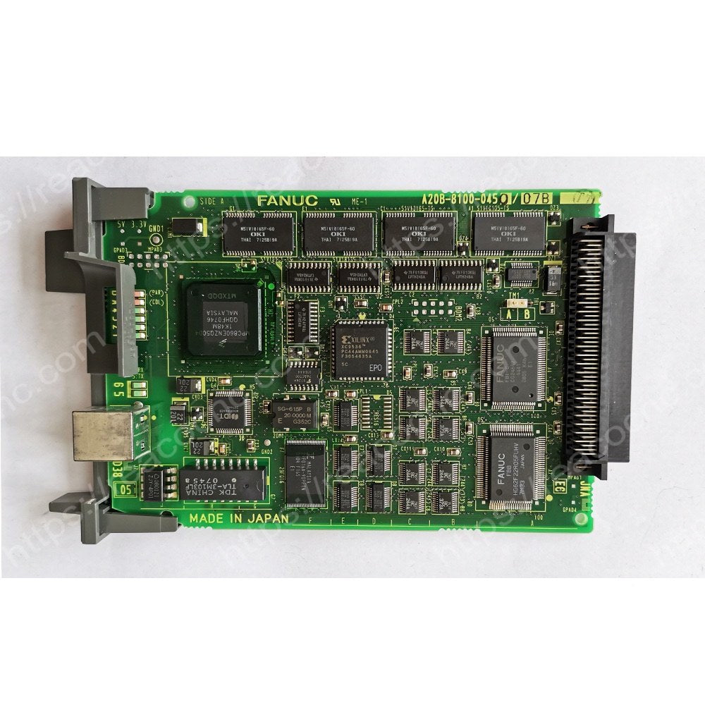 Front view of A20B-8100-0450 Fanuc PCB Ethernet board