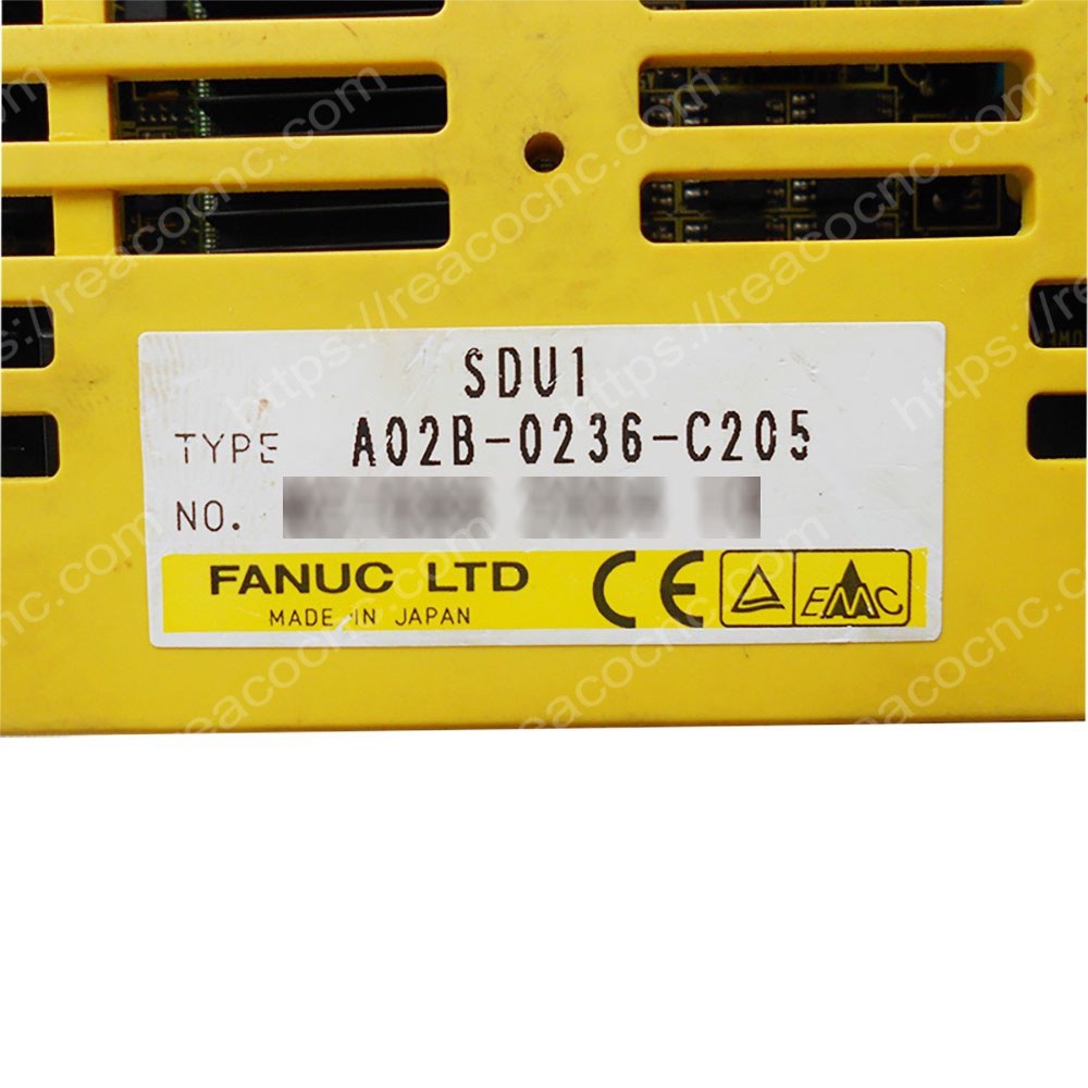FANUC A02B-0236-C205 Model Label