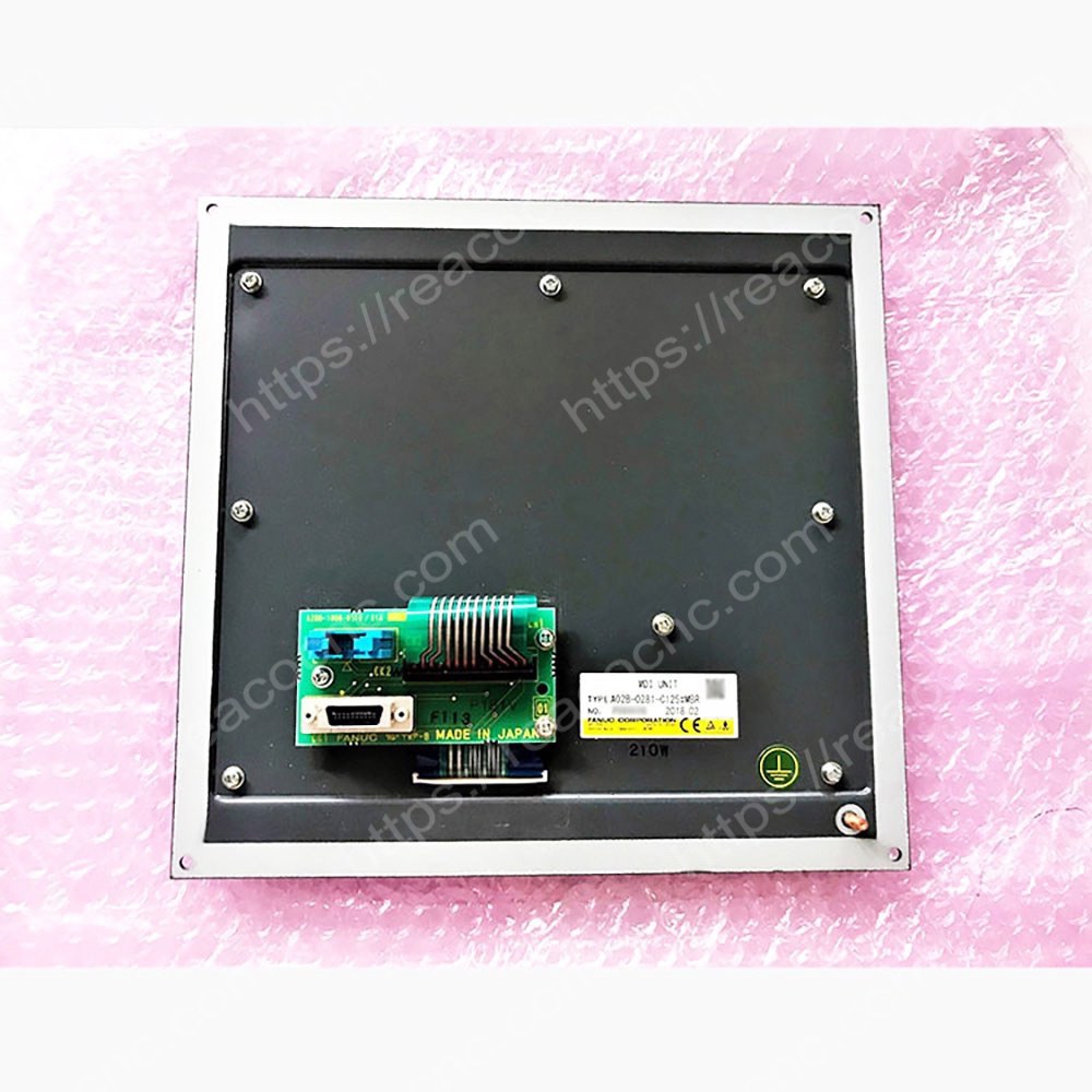 Back side of FANUC A02B-0281-C125#MBR keyboard