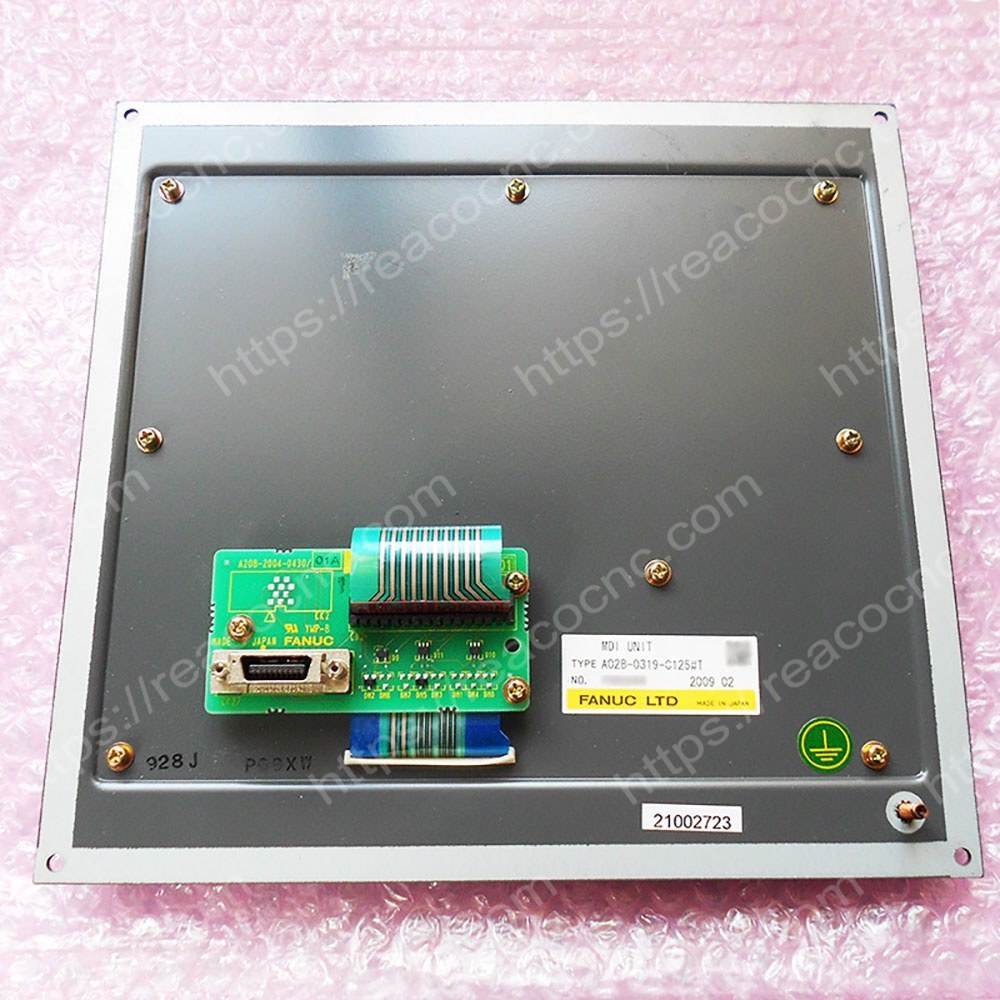 Back side of FANUC A02B-0319-C125#T keypad showing connector interface