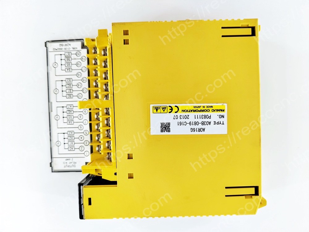 FANUC A03B-0819-C161 AOR16G relay output module for CNC and PLC control