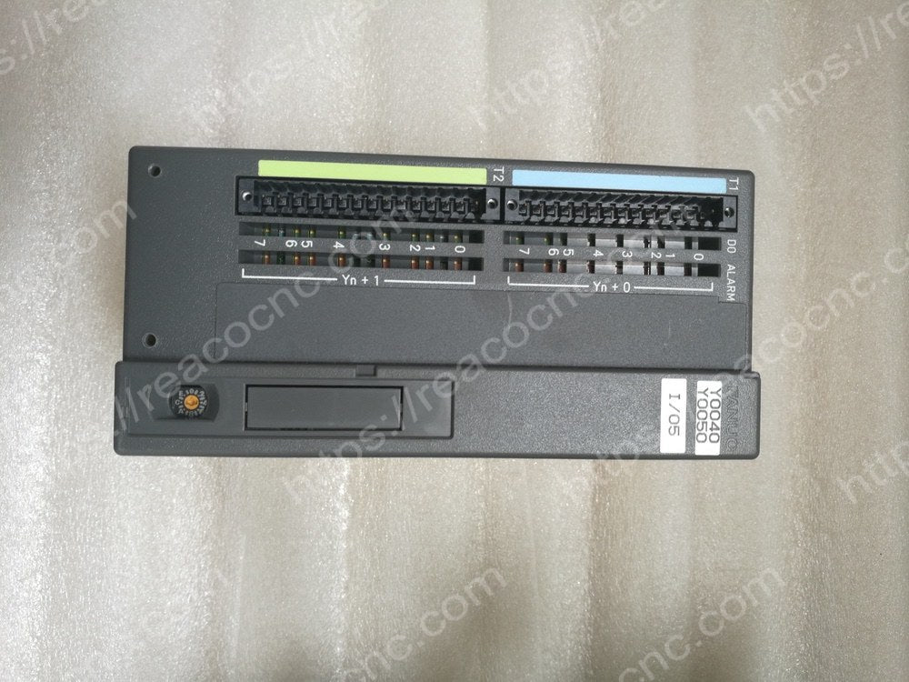 Close-up detail of FANUC A03B-0823-C004 PCB components