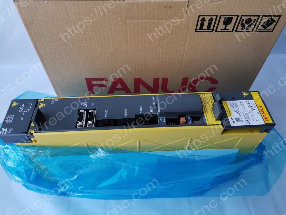 Front view of FANUC A06B-6240-H104 servo amplifier module