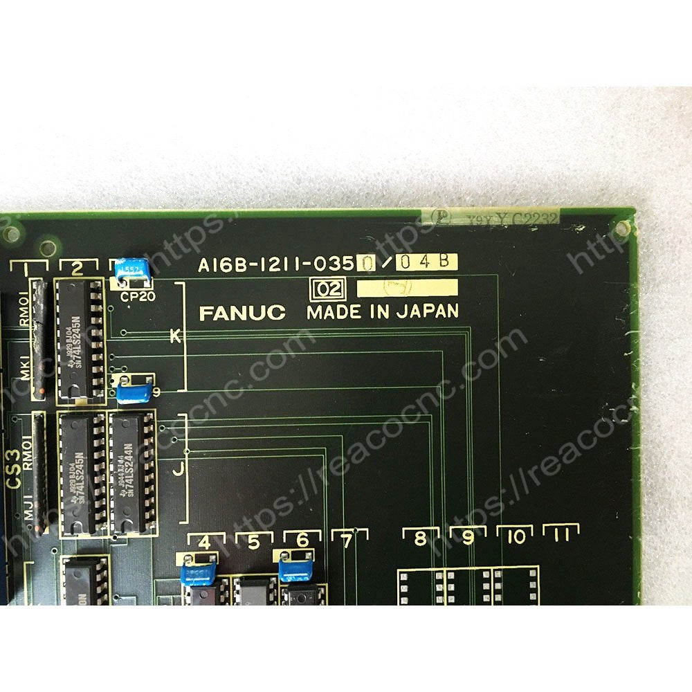 Model label of FANUC A16B-1211-0350 PCB