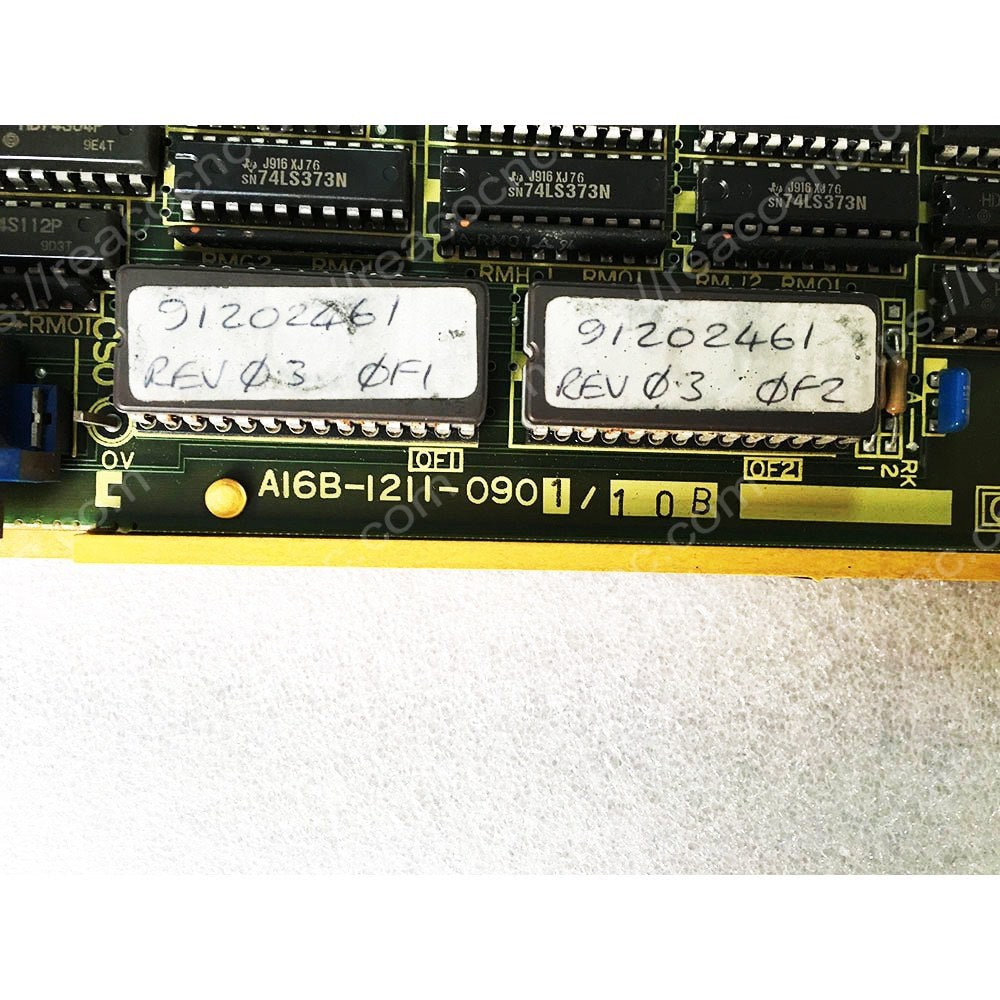 Model label of FANUC A16B-1211-0901 memory board