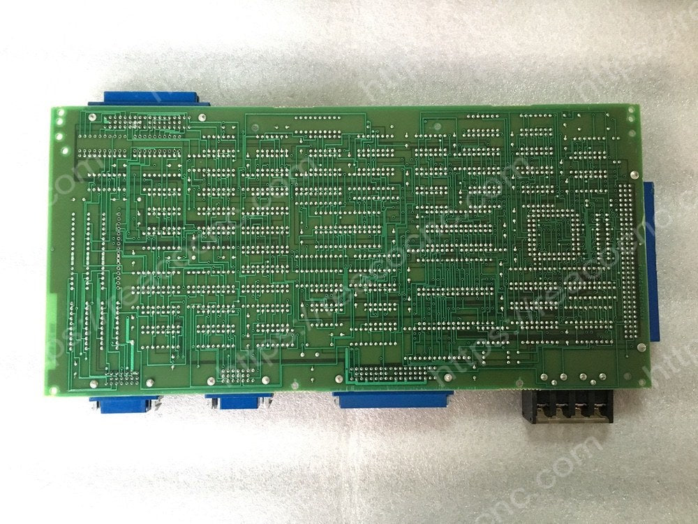 Back side of FANUC A16B-1212-0240 PCB showing circuit layout