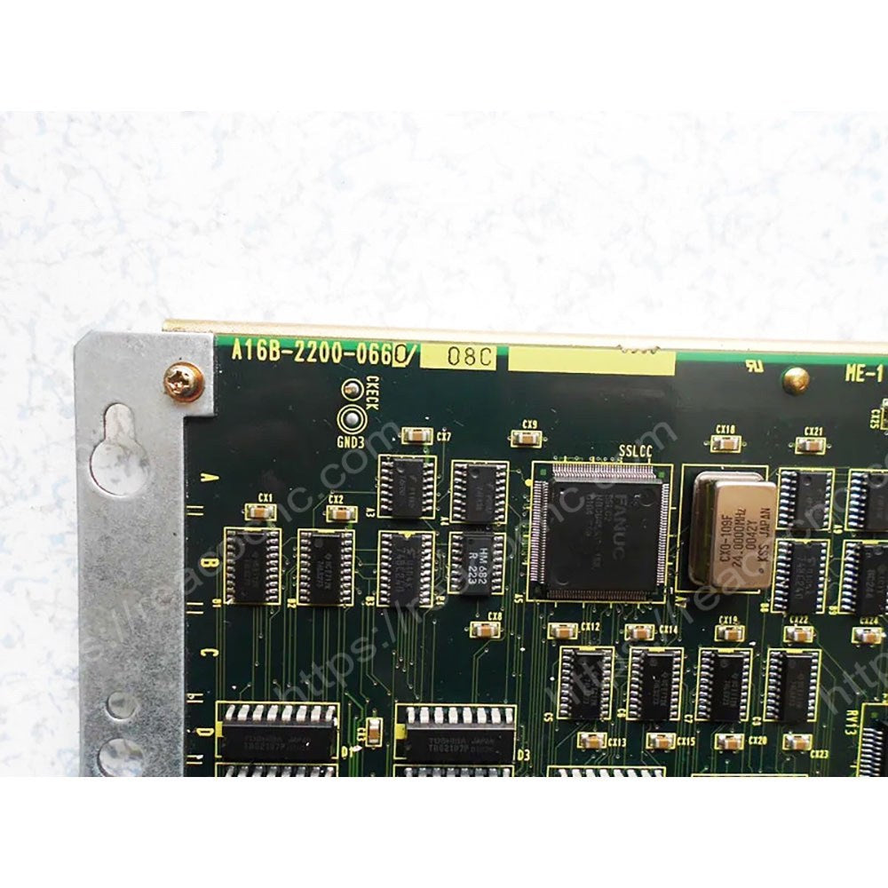 Model label of FANUC A16B-2200-0660 I/O PCB board