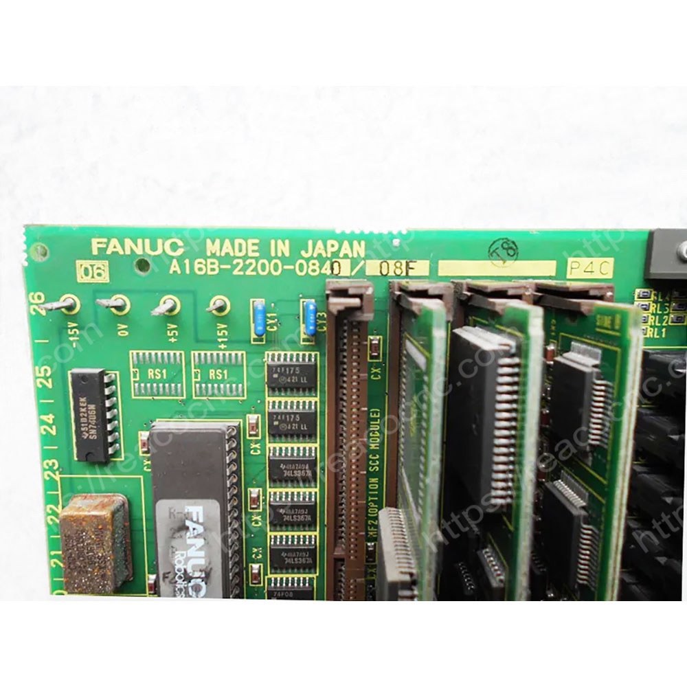 Model label of FANUC A16B-2200-0840 CPU board
