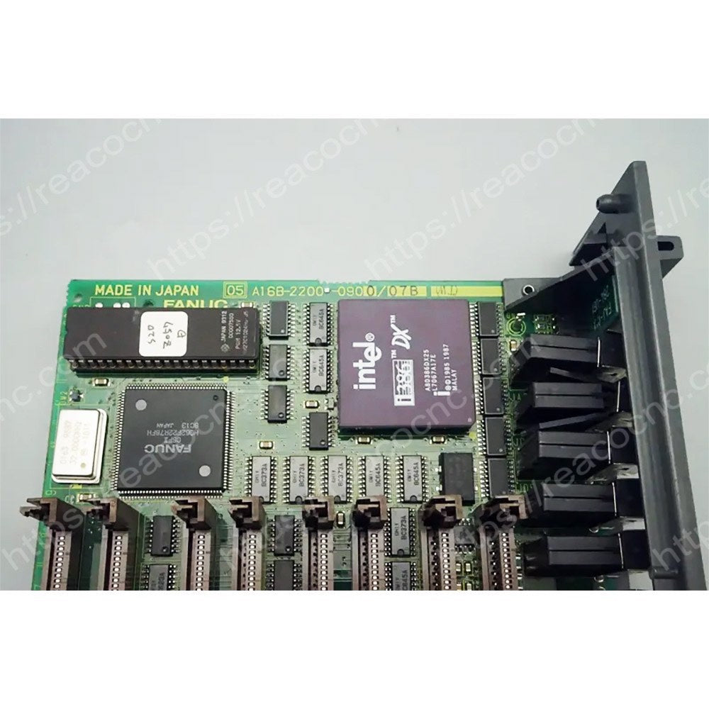 Model label of FANUC A16B-2200-0900 CPU board