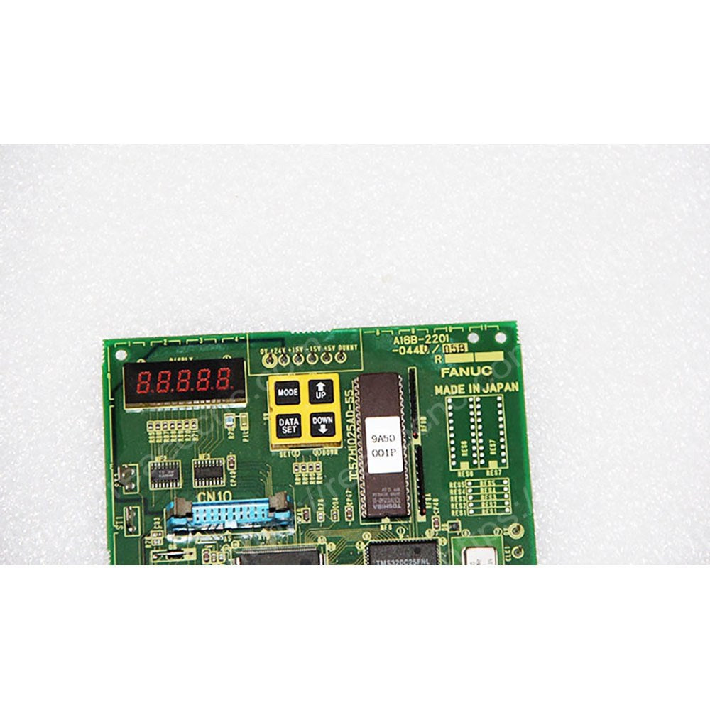 Model label of FANUC A16B-2201-0440 spindle control board