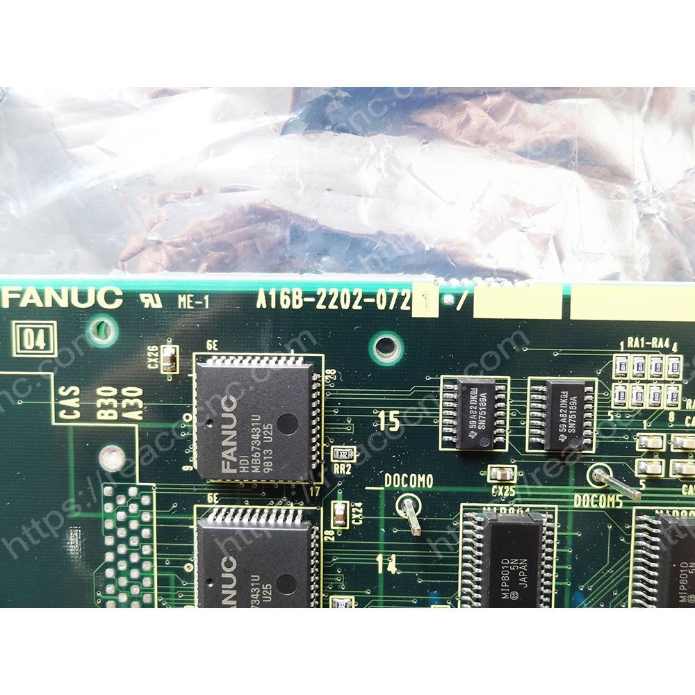 Model label of FANUC A16B-2202-0721 I/O board
